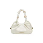 CHARLES&KEITH PU, Textile Mixture Wave Light Dewdrop Lucky Bag Crossbody Bag, Handbag Small Women's Multicolor CK2-10271515